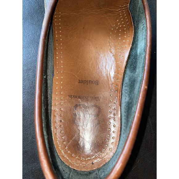 Allen Edmonds Boulder Size 10B Black Leather Loafer Driving Shoes - Picture 10 of 16